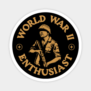 World War 2 WW2 Enthusiast Magnet